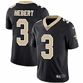 Nike New Orleans Saints #3 Bobby Hebert Black Team Color NFL Vapor Untouchable Limited Jersey,baseball caps,new era cap wholesale,wholesale hats